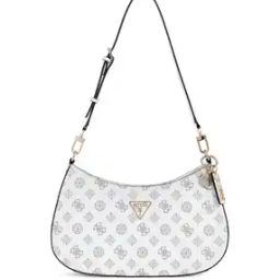 Women Logo Print Noelle Top-Zip Shoulder Bag-image-9