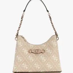 Women Logo Print Izzy Top-Zip Shoulder Bag-image-107