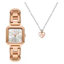 Women Water-Resistant Analogue Watch-AX7167SET-image-105