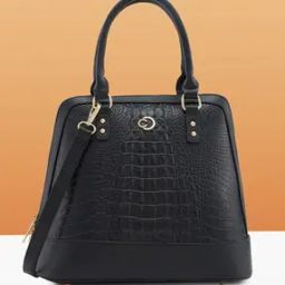 Women Felix Dome Satchel Bag with Adjustable & Detachable Strap-image-27