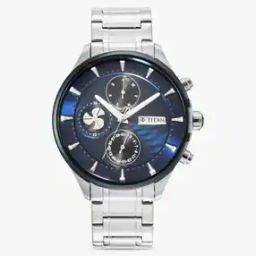 Men Maritime Anthracite Water-Resistant Chronograph Watch-NT1873KM02-10