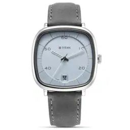 Men Neo Curve Anthracite Water-Resistant Analogue Watch-NT1885SL01-1