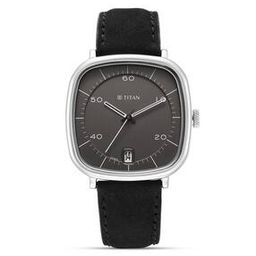 Men Neo Curve Anthracite Water-Resistant Analogue Watch-NT1885SL02-50