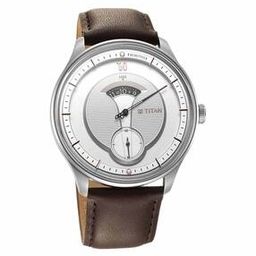 Men Quartet Water-Resistant Analogue Watch-NT1890SL01-20