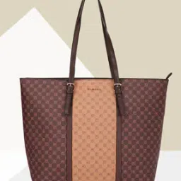allen solly Women Colourblock Shopper Tote Bag-picture-10