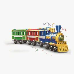 playzu Mini Train Blocks image 1