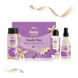 BodyLovin' Vanilla Vibes Bath & Body Gift Set with Body Wash Body Mist & Body Oil-30