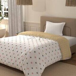 120 GSM Geometric Print Single Comforter-14