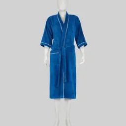 Cotton Bathrobe with Contrast Tipping-52
