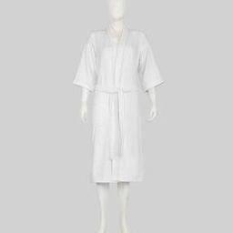 Cotton Bathrobe with Detachable Tie-Up-image-17