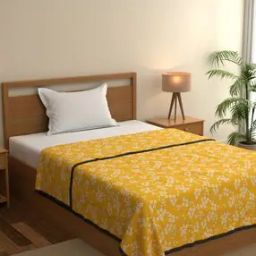 Set of 2 120 TC Floral Print Single Dohars-image-76