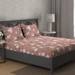 Double Size Bedsheet with 2 Pillow Covers-image-69