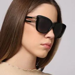 Women UV-Protected Cat-Eye Sunglasses-TSS24OTEW003-42