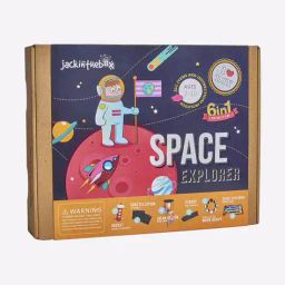 jack in the box Space Explorer-6 In 1 Activity Box image 1
