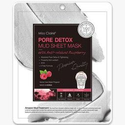 Pore Detox Mud Sheet Mask With Anti Oxidant Raspberry-37