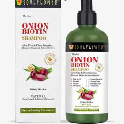 Onion Biotin Shampoo with Aloevera & Plant Keratin Restore Shine & Smoothness-62