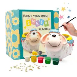 craftopedia Paint Your Own Sheep Planter Kit image 1