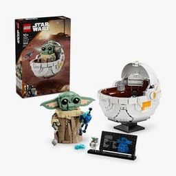 Star Wars The Mandalorian Grogu with Hover Pram Set-39