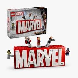 Marvel Logo & Minifigures Collectible Buildable Set-image-14