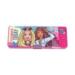 Barbie Print Magnetic Pencil Box with Compass-image-14