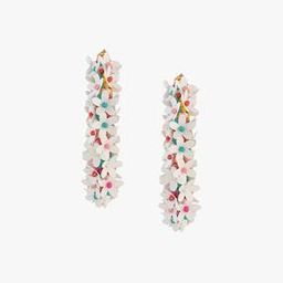 yousta Women Gold-Plated Floral Hoop Earrings-picture-3