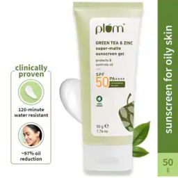 Green Tea & Zinc Super-Matte Sunscreen Gel-35