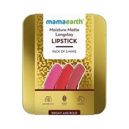 Pack of 3 Moisture Matte Long Stay Lipstick Gift Set - Bright and Bold-12