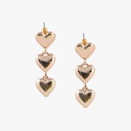 Women Gold-Plated Heart Drop Earrings-29