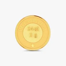2G 24 KT (995) Yellow Gold Laxmi Ganesh Coin-image-99