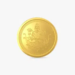 1G 22 KT Lakshmi Yellow Gold Coin-image-93