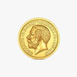 2G 22 KT George Head Design Yellow Gold Coin-image-28
