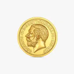 4G 22 KT George Head Design Yellow Gold Coin-image-37