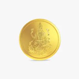 8G 22 KT Lakshmi Yellow Gold Coin-image-89