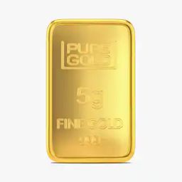 5G 24 KT Flower Yellow Gold Bar-image-45