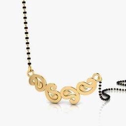 18 KT (750) Yellow Gold Mangalsutra-image-78