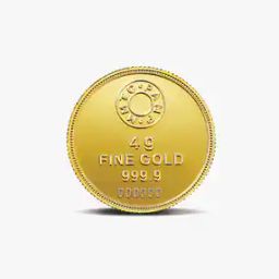 4 Gm 24K (999.9) Lotus Yellow Gold Coin-12