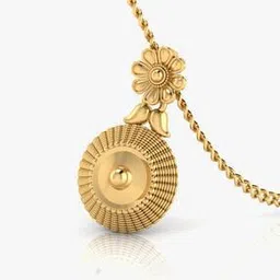 18 KT Yellow Gold Traditional Pendant-image-13