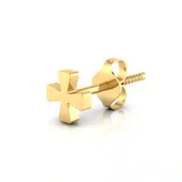 18 KT Yellow Gold Earring-image-51