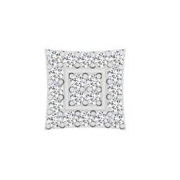 18 KT Yellow Gold Diamond Stud Earrings-image-52
