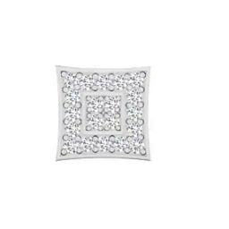 18 KT Yellow Gold Diamond Stud Earrings-image-49