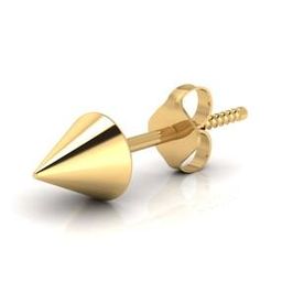 18 KT Yellow Gold Stud Earrings-image-45