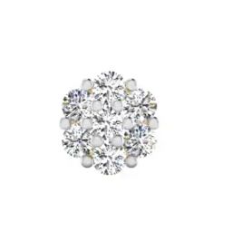 18 KT Yellow Gold Diamond-Studded Earring-image-20