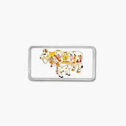 Kundan 20 G 999 Silver Holy Cow Precious Coin-image-85