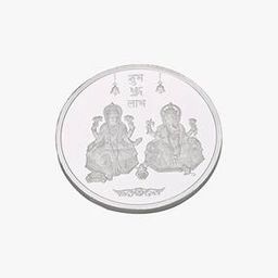 100G (999.9) Lakshmi & Ganesh Silver Coin-image-16