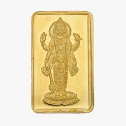 24KT Yellow Gold Lord Vishnu Gold Coin-image-28