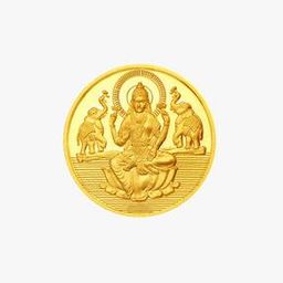 24KT Yellow Gold Lakshmi Gold Coin-image-93