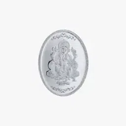 20 Gms 99 9 Ganesh Oval Silver Coin-image-110
