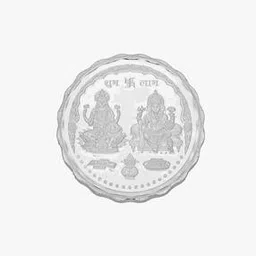 10 G 999 Lakshmi Ganesh Silver Coin-image-78