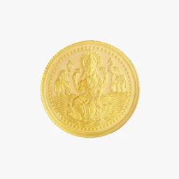 22K 916 5 gms Laxmi Gold Coin-image-29