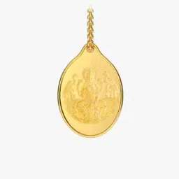 malabar gold & diamonds 3G 24K 999 Laxmi Coin Pendant-picture-41